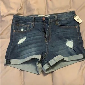 High rise shorts from Tillys